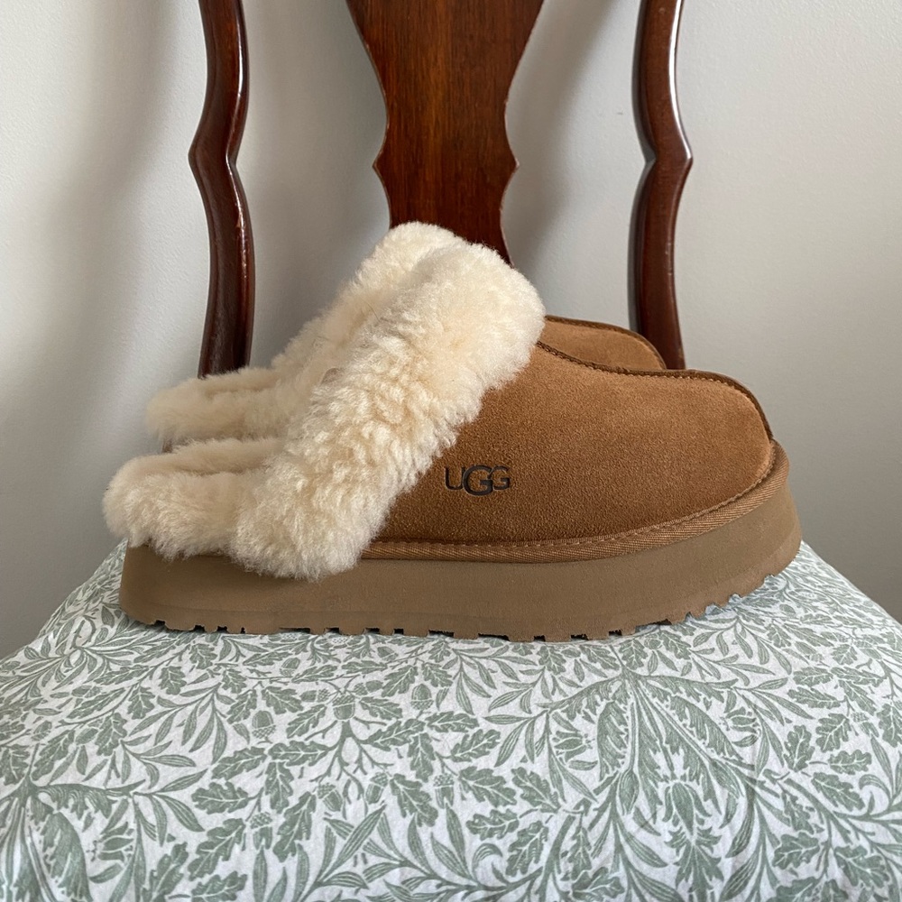 UGG Tan and Cream Women's Slippers